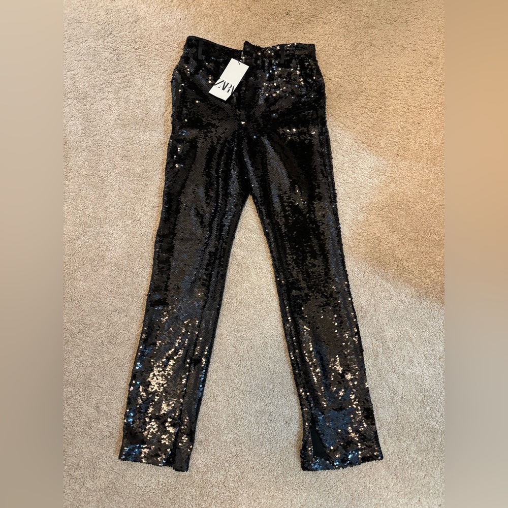 Zara sequin pants limited edition XS
